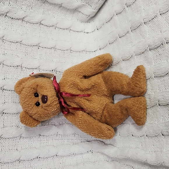 🕸Vintage Ty Beanie Baby Curly Bear 1993